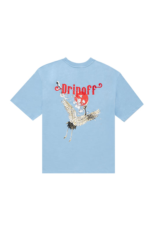 SKY CANVAS EMBROIDERED TEE