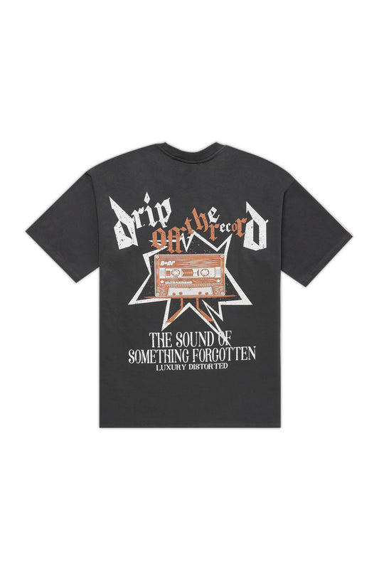 RETRO CASSETTE TEE GREY