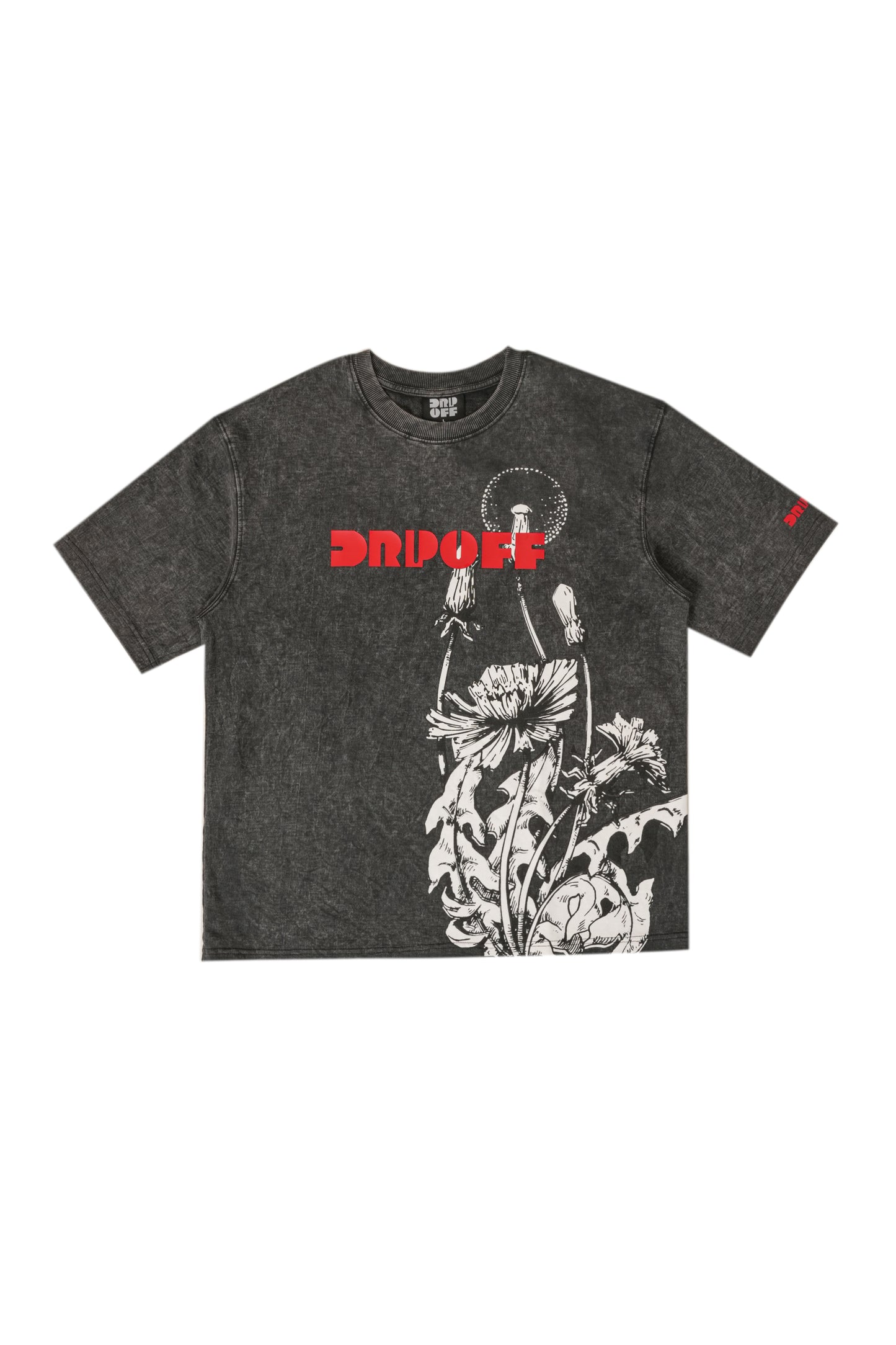 SHADOW CITY ACID-WASH TEE