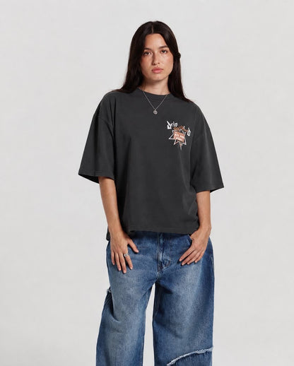 RETRO CASSETTE TEE GREY