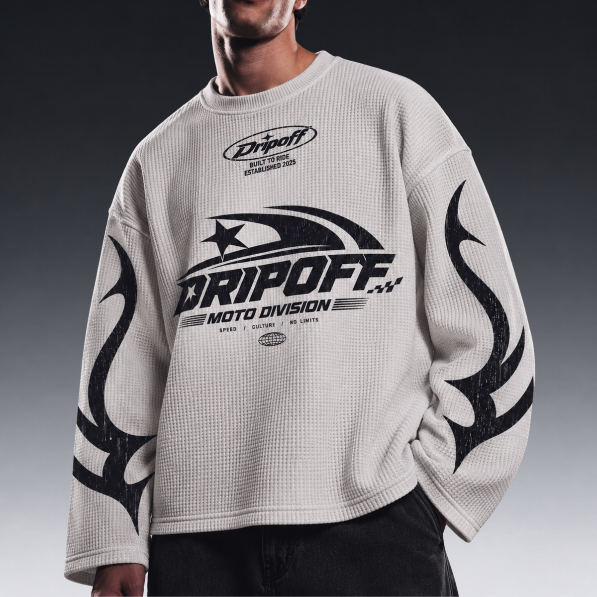 Dripoff Moto Waffle Tee