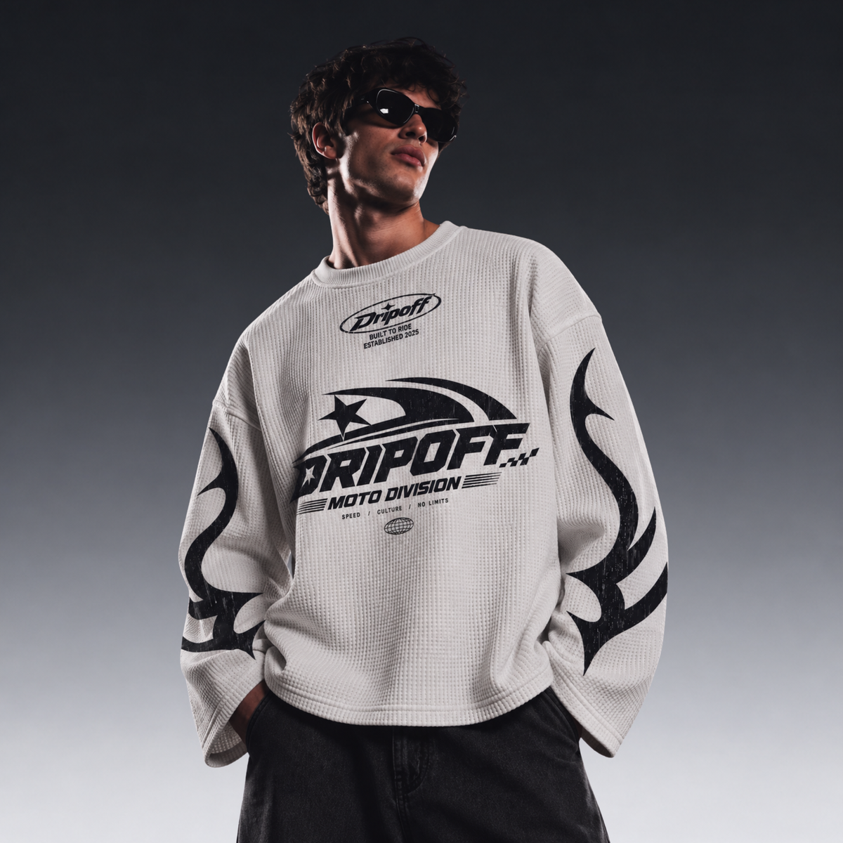 Dripoff Moto Waffle Tee