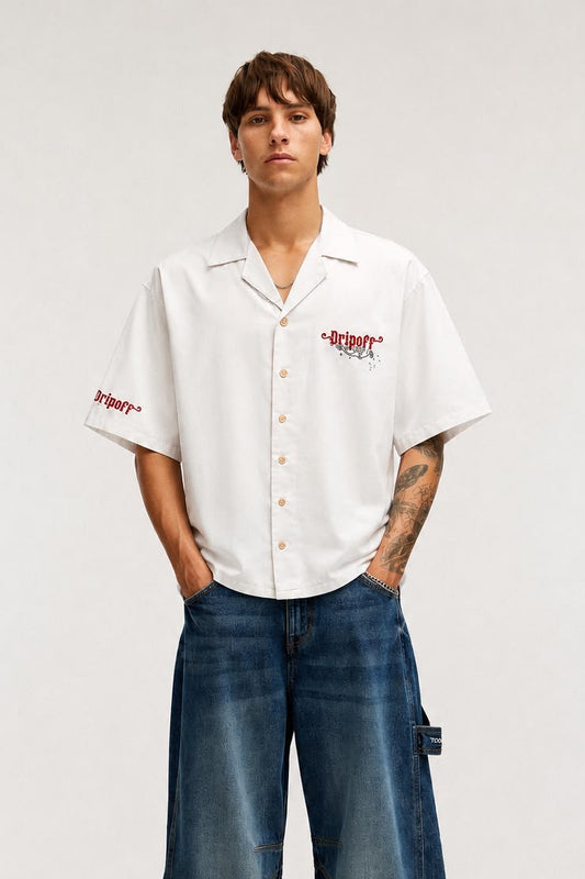 SKY CANVAS CUBAN SHIRT