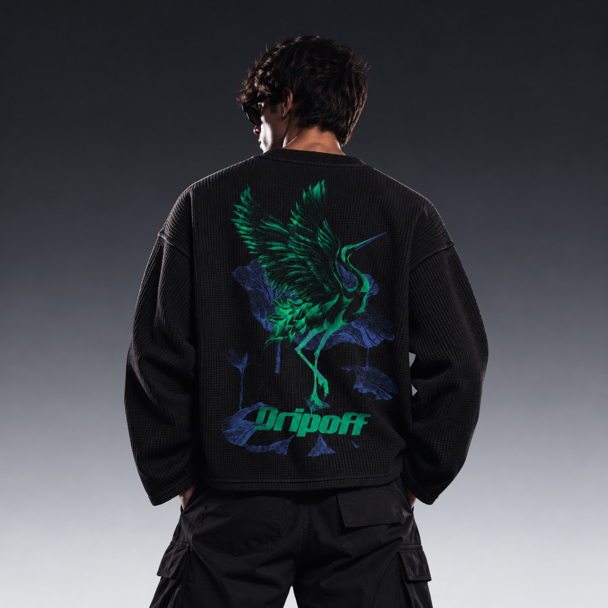 Heron Waffle Tee
