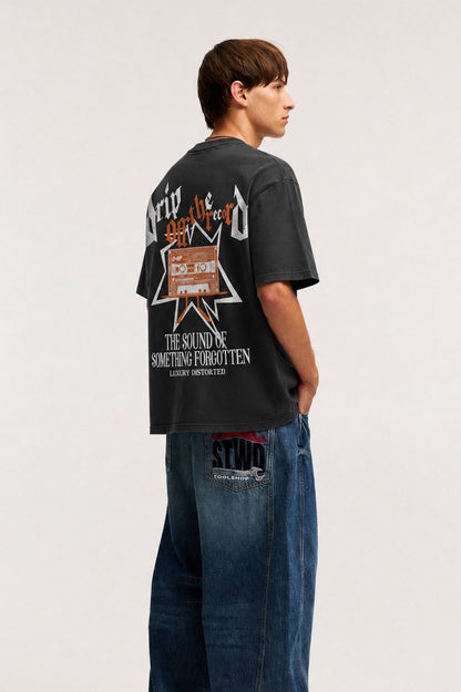 RETRO CASSETTE TEE GREY