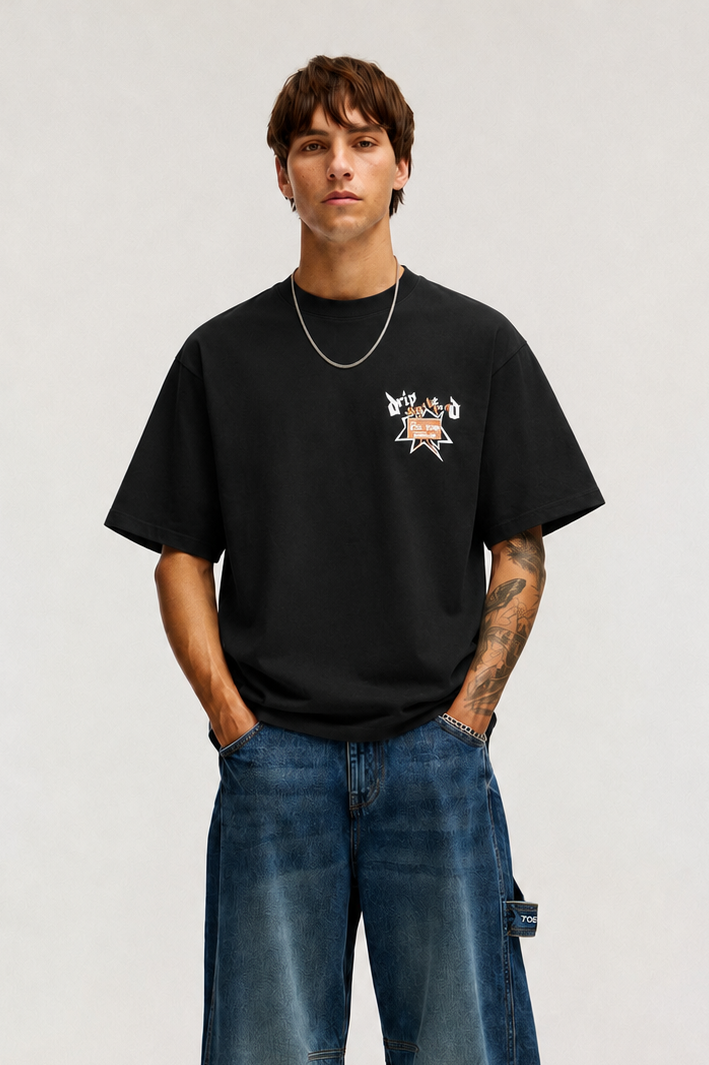 RETRO CASSETTE TEE BLACK