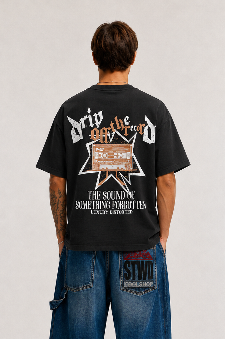 RETRO CASSETTE TEE BLACK