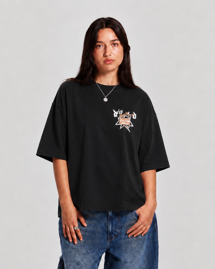 RETRO CASSETTE TEE BLACK