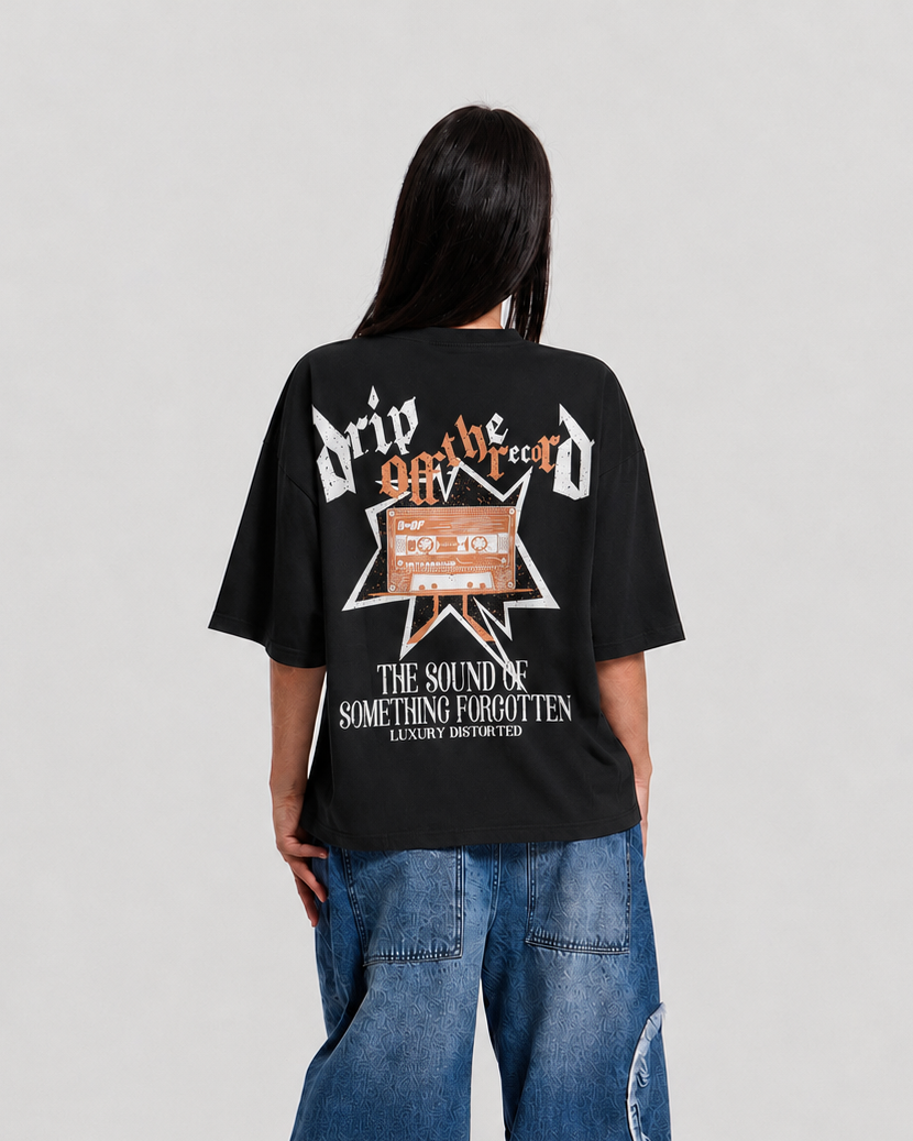 RETRO CASSETTE TEE BLACK