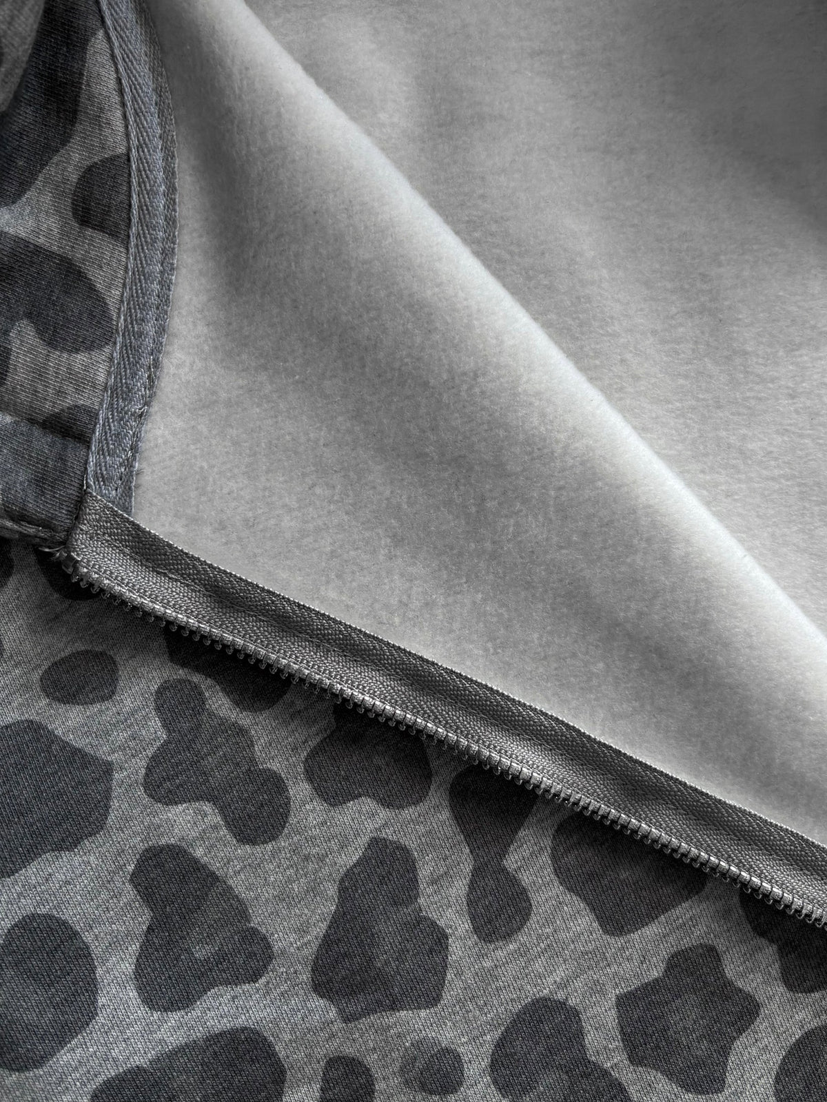 Leopard Wash Zip-Up